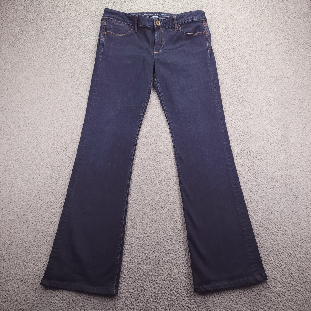 BANANA REPUBLIC Jeans Womens Size 28 Boot Cut Low Rise Relaxed Fit Stretch 31x31